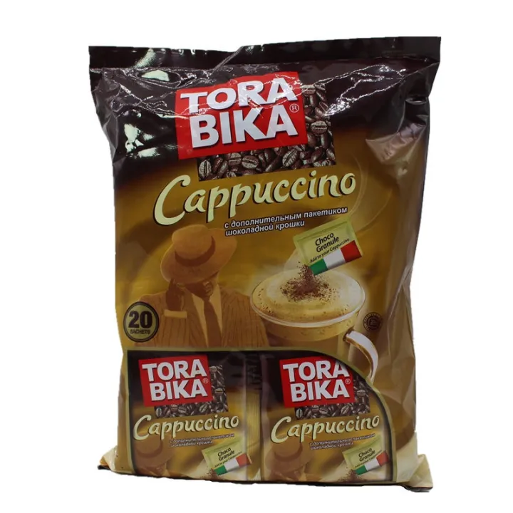 Russia's bestselling Indonesian TORABIKA instant coffee Italian