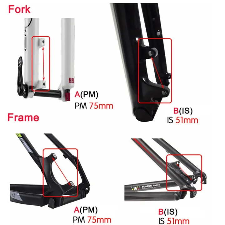 mtb-1pc-brake-disc-ultralight-bracket-is-pm-a-b-to-pm-brake-disc-bracket-adapter-for-140-160-180-203mm-rotor