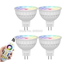 ❈✼ MiBoxer 4W MR16 Dimmable LED Bulb FUT104 12V RGBCCT (2700-6500K) WiFi Smart LED Spotlight Bulbs 2.4G RF Wireless Remote Control