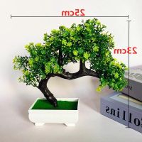 [COD] potted mini welcoming pine bonsai factory direct selling fake flower simulation green plant