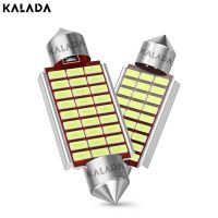 【CW】2x C10W C5W Led Bulbs Canbus 3014 SMD Festoon 31mm 36mm 39mm 42mm for Cars License Plate Lamp Interior Dome Reading Light White