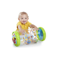 Inflatable Baby Activity Crawling Roller Toy With Rattle And Ball PVC Early Educational Infant Toy Beginner Crawl Along Game Hot