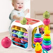 Montessori cho bé Đồ chơi 2 năm xếp hình đồ chơi cảm giác phân loại đồ