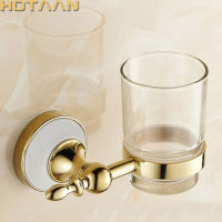 Wall mounted Bathroom Accessories Silver Single Glass Cup Tumbler Holder Toothbrush Toothpaste Cup Holders HYT-17897-G