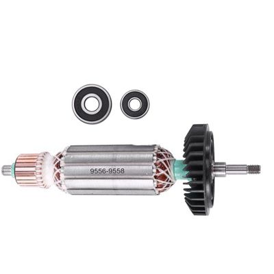 AC220V-240V Armature Rotor for MAKITA Angle Grinder 9556 9557 9558 9556NB 9556HN 9557NB 9557HN 9558NB 9558HN