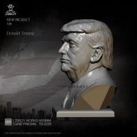 H55MM Resin Bust Kits Donald Trump Figure Model Self-assembled TD-2228