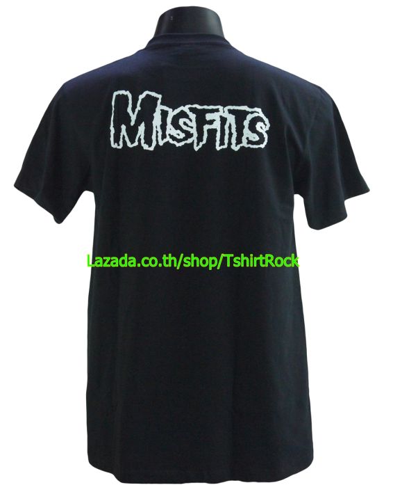 เสื้อวง-misfits-มิสฟิตส์-ไซส์ยุโรป-เสื้อยืดวงดนตรีร็อค-เสื้อร็อค-mif1318-ผ้า100-คอฟิต
