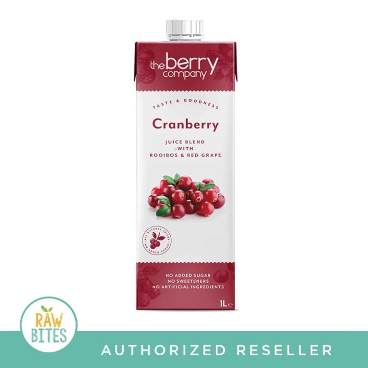 AJDL sell The Berry Company No Sugar Added Cranberry Juice 1L (Vegan