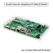 Vỏ Acrylic Cho Bảng IO CM4 Mô-đun Tính Toán Raspberry Pi 4 Bảng IO Vỏ Trong
