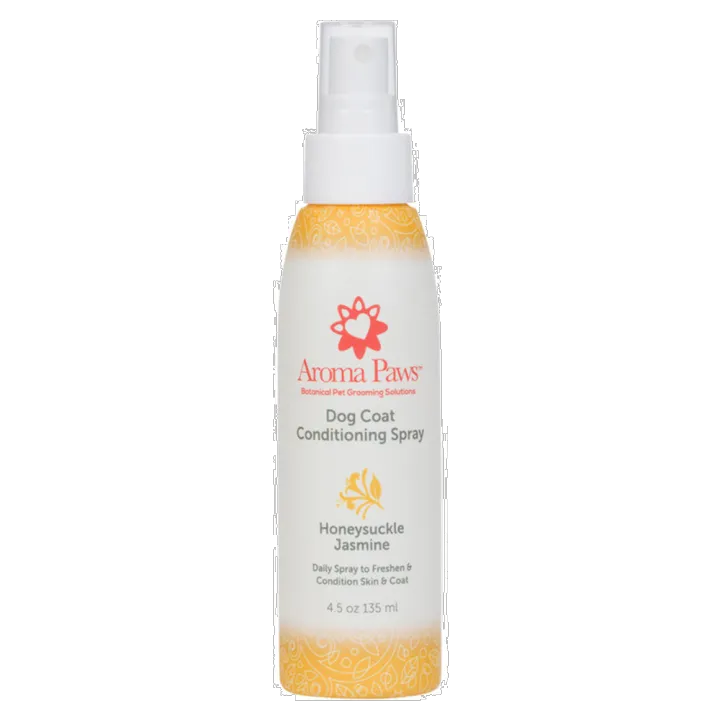 AROMA PAWS DOG COAT CONDITIONING SPRAY HONEYSUCKLE JASMINE 4.5OZ