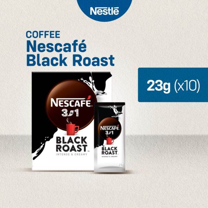 Nescafe Black Roast Coffee Mix 23g Pack of 10 Lazada PH