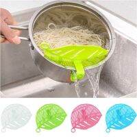 ✢✣♣ Leaf Shape Clip Type Cleaning Rice Washing Sieve Drainer Device Strainer Cooking Tools Debris Filter Kitchen Gadget Utility