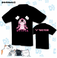 Victor ฤดูร้อน2023ใหม่เสื้อแบดมินตันสำหรับทั้งหญิงและชายการแข่งขันกีฬาแห้งเร็วระบายอากาศและดูดซับเหงื่อได้ดี