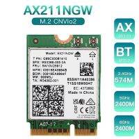 AX211NGW WiFi 6E M.2 Key E CNVio2 Dual Band 2.4Ghz/5Ghz Wireless Network Card Kit 802.11Ac Bluetooth 5.2 Adapter