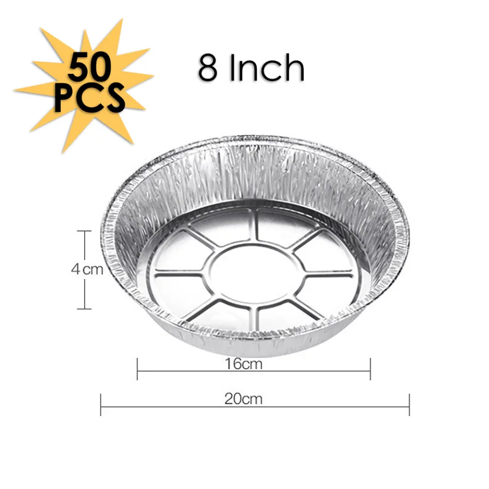 ABS Disposable 50PCS Aluminium Foil Air Fryer Baking Liner Non