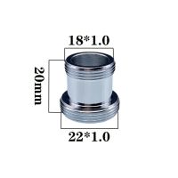 M20ข้อต่อแปลงหัวเกลียว M18 M22ด้ายตัวผู้ M22เกลียวตัวผู้ข้อต่อสายเกลียวตัวผู้ก๊อกน้ำสำหรับห้องครัวห้องน้ำพร้อมพวยอุปกรณ์เสริม