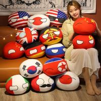 หมอนตุ๊กตานุ่มรูปธงชาติโปแลนด์บอล Anime World Countryball