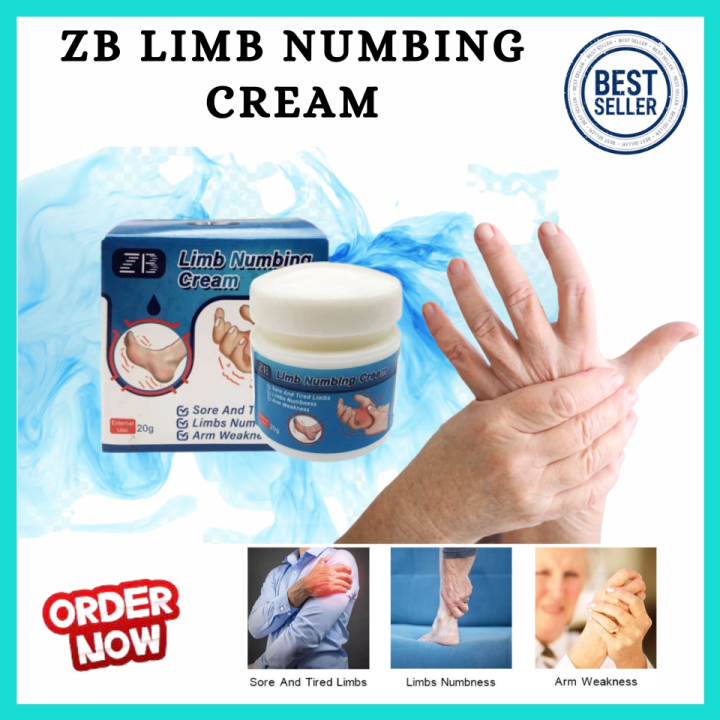 LEGIT ZB Limb Numbing Cream Muscle Cramps Finger Feet Numbness Joint