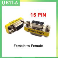 15pin VGA / SVGA Female to Female Double F to F Cable Gender Changer Adapter F/F Extender Connector Joint Serial Port QB7LA