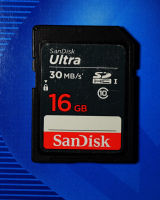 SanDisk Ultra 16GB SDHC 30MB/s UHS-I SD Card 16GB SAN DISK การ์ดหน่วยความจำ ULTRA SDHC/SDXC  การ์ด UHS-I ความเร็วอ่านสูงถึง 30MB/วินาที ความเร็ววิดีโอ C10 Waterproof, X-Ray, and Shock-Proof