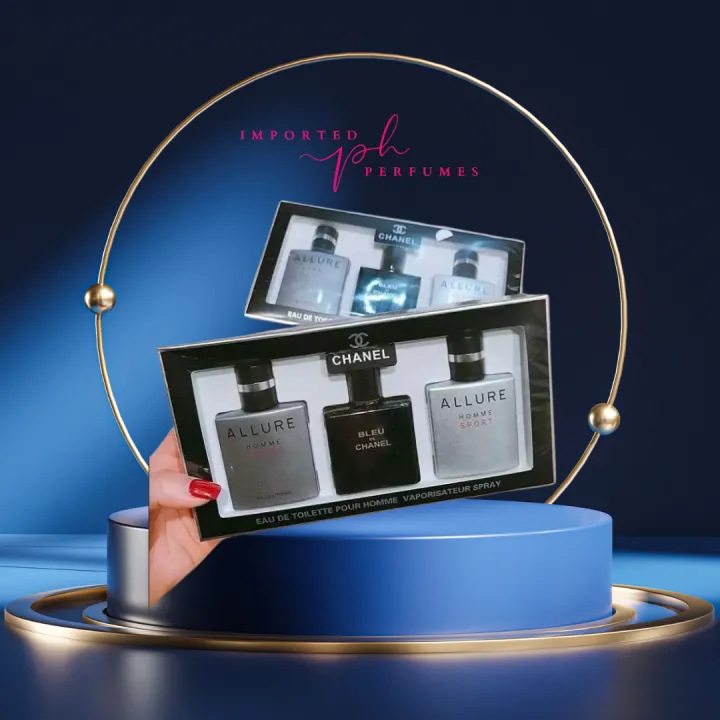 [Imported Perfumes] Chanel Mini Perfume Gift Sets For Men 3x Lazada PH