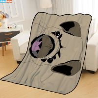 Custom Cute Pug Dogs Blankets for beds throw blanket soft blanket summer blanket anime blanket travel blanket