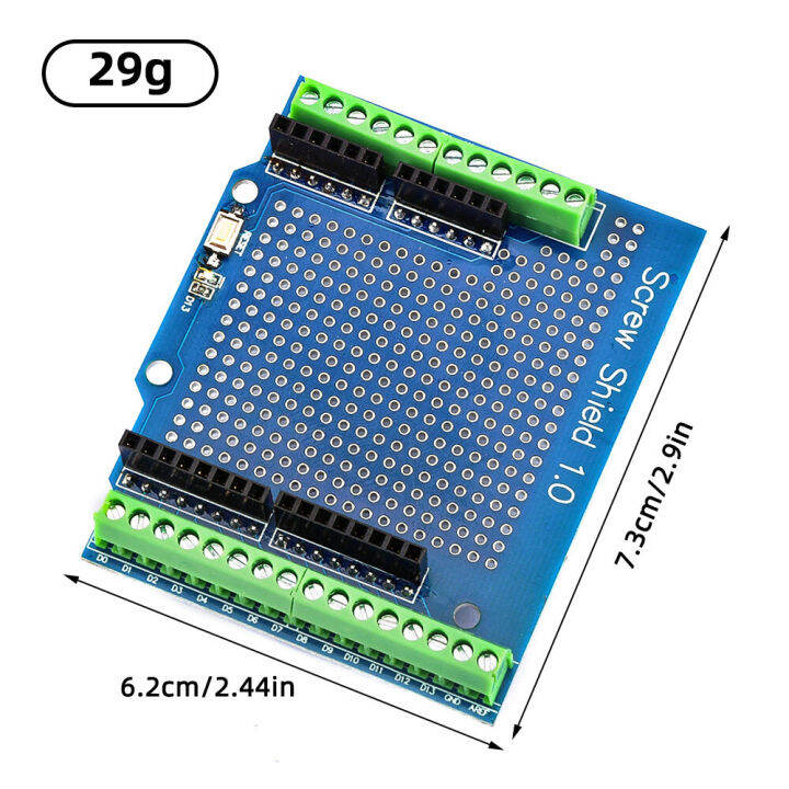 pcbfun-proto-สกรูชีลด์ประกอบแผงวงจรต้นแบบสีฟ้า1-0