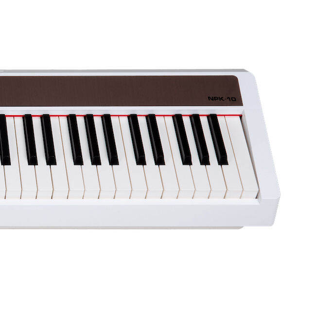 nux-npk-10-electric-piano-เปียโนไฟฟ้า-88-คีย์-แบบ-triple-sensor-scaled-hammer-action-white-แถมฟรีขาตั้งตัว-x-amp-ที่วางโน้ต-amp-pedal-1-แป้น