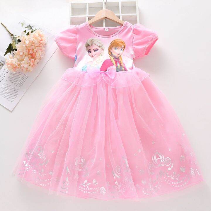 jeansame-dress-summerdresses-forfrozen-elsa-annadress-party-birthday-costume-vestidos-little-children-outfits-clothes