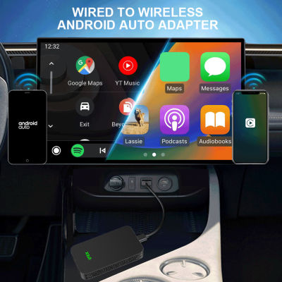 Carlinkit 5.04 03.0 2air CarPlay Android อัตโนมัติอะแดปเตอร์ไร้สายอัตโนมัติกล่องแบบพกพา dongle สำหรับรถวิทยุสมาร์ทรถ Ai กล่อง