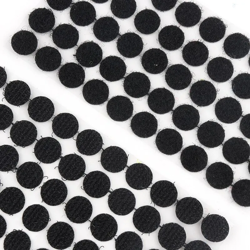 Self Adhesive Fastener Tape Dots 10/15/20mm Disc Adhesive Strong