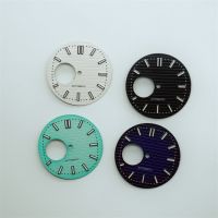 【YF】 30.5mm Hollow Modified Dial Green Luminous NH38 NH35 Watch for NH36 4R 6R Automatic Movement NO S LOGO Dials