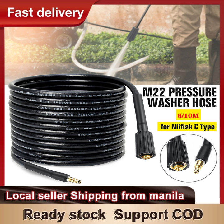 Replacement 10 meters Pressure Washer Hose for Nilfisk/Gerni/Stihl
