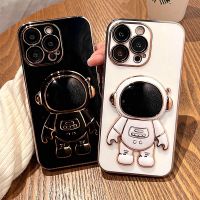 ขายดี YJ99529 - /  เคสโทรศัพท์นักบินอวกาศสุดหรูสำหรับ Iphone 11 12 13 14 Pro Max XS X XR 7 8 Plus SE 2020 22เคสแบบมีขาตั้งได้ซิลิโคนกันกระแทกขนาดเล็ก