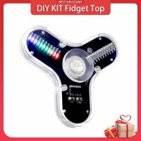 DIY Fidget Top Kit Fingertip Gyros with LED Manufacture Soldering Learning Welding Diy Electronic Kit