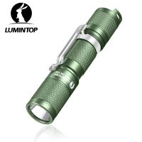 Mini EDC Outdoor Camping Flashlight Self Defense High Power LED Lighting Green 650 Lumens Powerful Torch AA 14500 Light TOOL AA