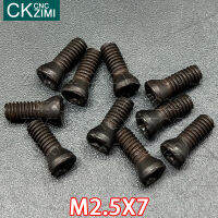 * 7มิลลิเมตร M2.5X7สกรู CNC แทรก T Orx สกรูสำหรับแทนที่คาร์ไบด์แทรกกลึง CNC เครื่องมือตัดเครื่องมือผู้ถืออุปกรณ์เครื่องกลึงเครื่องมือ