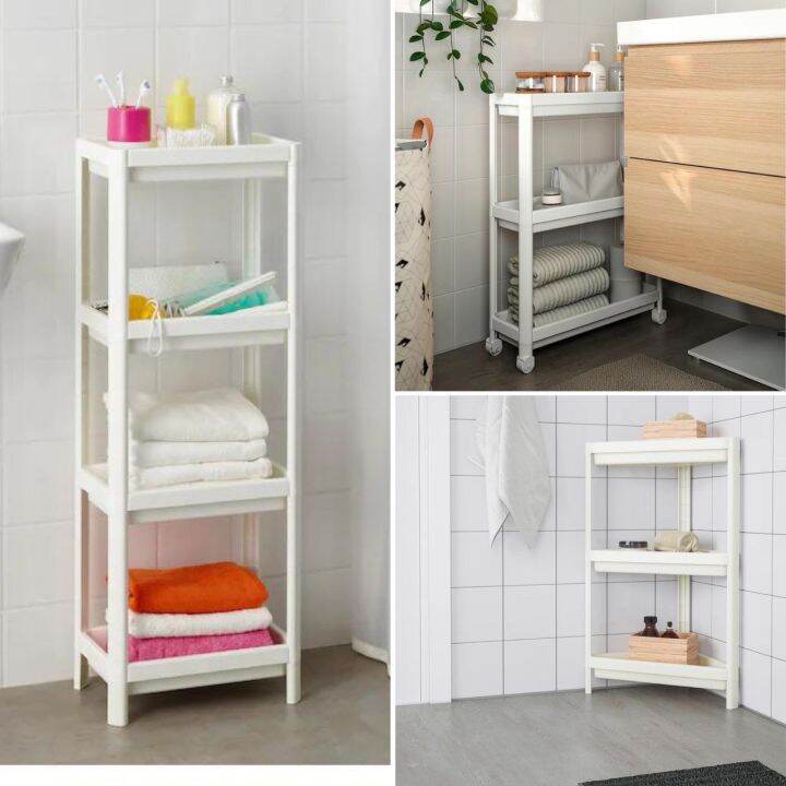 [IKEA VESKEN] Shelf Unit/Corner Shelf unit/Trolley Bathroom Storage
