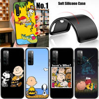 XMX25 Charlie Snoopy อ่อนนุ่ม High Quality ซิลิโคน TPU Phone เคสโทรศัพท์ ปก หรับ Huawei Nova 7 SE 5T 4E 3i 3 2i 2 Mate 20 10 Pro Lite Honor 20 8x