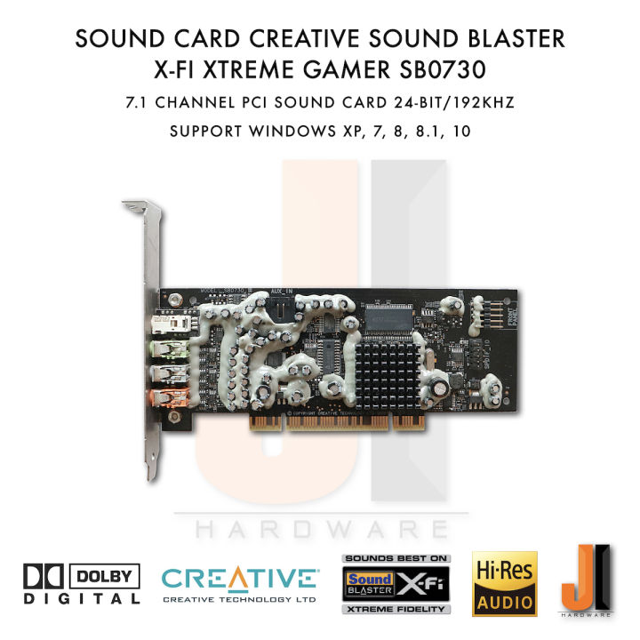 sound-card-creative-sound-blaster-x-fi-xtremegamer-sb0730-7-1-channel-pci-มือสองสภาพดี