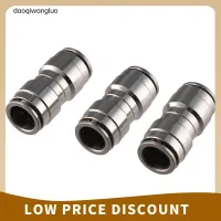 DAOQIWANGLUO 5แพ็ค1/4 "X 1/4" OD 1/4ดันไปยังเชื่อมต่ออุปกรณ์นิกเกิลชุบทองแดงอุปกรณ์ท่อ1/4 1/4ความพอดีเชื่อมต่อรวดเร็วเชื่อมต่ออุปกรณ์ท่อ1/4นิ้ว