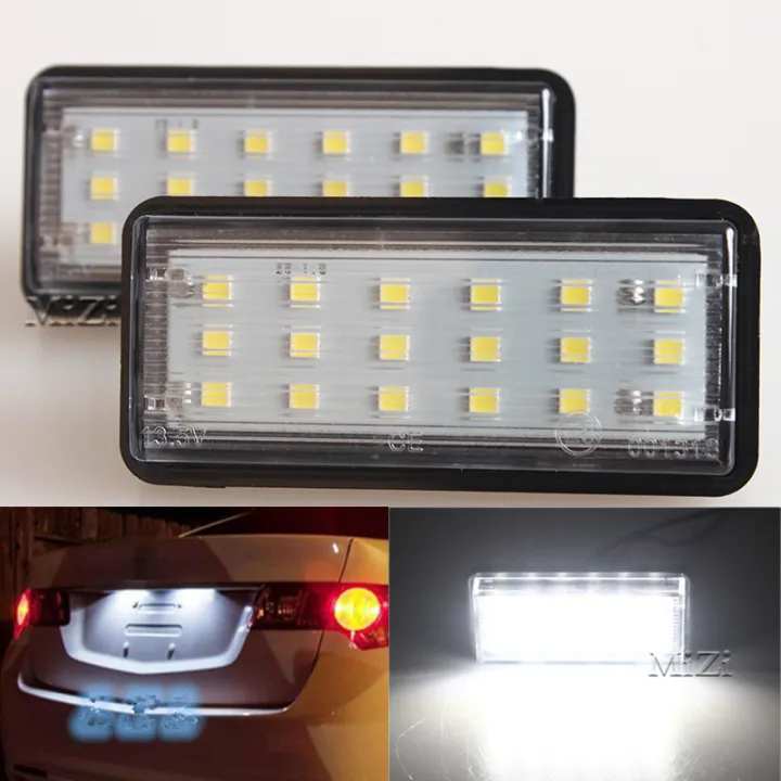 2Pcs Car LED Number License Plate Light for Toyota Land Cruiser Pardo