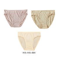 Top 100 Mulberry Silk Panties Women Mid waist Seamless Comfortable Antibiotic Plus Size Briefs MLXL Free Shipping