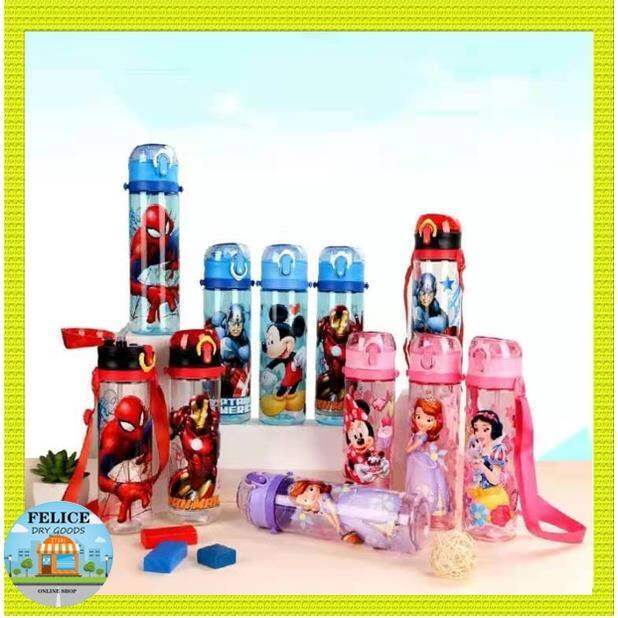 Felice 550ML Disney Water bottle to School Childrens portable water