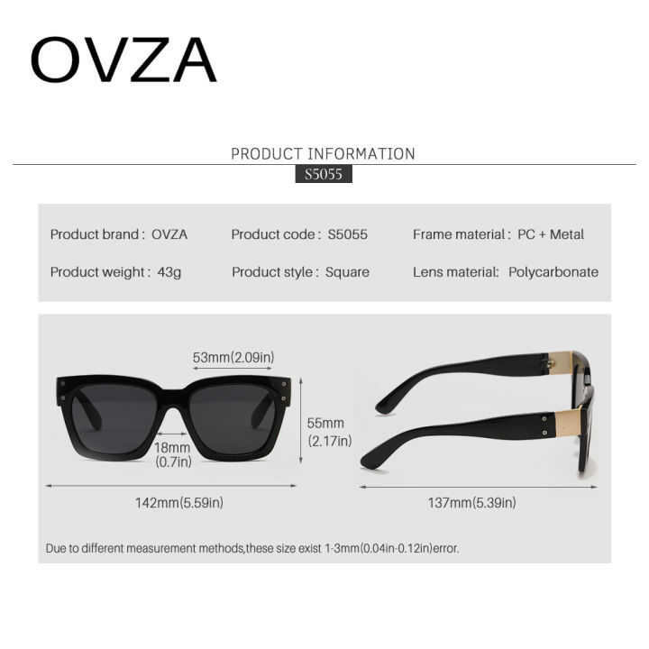 ovza-แว่นกันแดดทรงสี่เหลี่ยมขนาดใหญ่แฟชั่นของผู้ชาย2022-แว่นกันแดดแนวพังก์-s5055