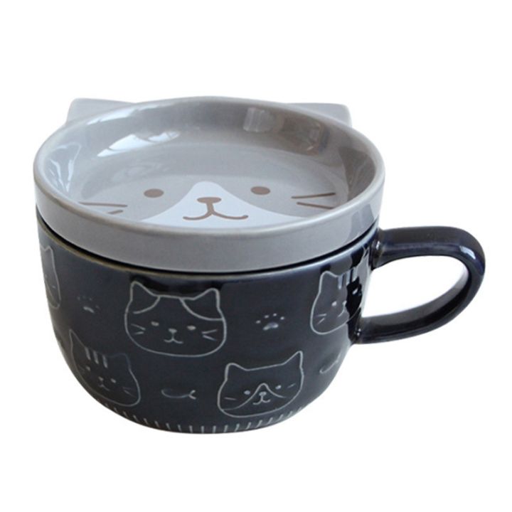 creative-ceramic-coffee-mugs-with-lid-cute-cat-porcelain-cup-family-breakfast-milk-juice-cup-beverage