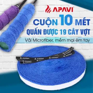 Bọc cán Vợt Cầu lông Apavi AG-020, Tiện lơi, sang trọng, chất liêu Da PU