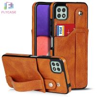 เคสสำหรับ Samsung A12/A13 5G/A21S/A22 5G/A32 5G/A33 5G/A52 5G/A52S 5G/A53 5G/A72 4G 5G/A73 5G/A82 5G/Note 20/Note 20หนังธุรกิจฝาครอบการ์ดกระเป๋าสตางค์สายรัดข้อมือ