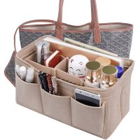 Fashion Women Bag Cosmetic Bags And Make up Organizer Felt Insert Bag For Handbag Felt Cloth Inner Bag Fits Various Brand Bags