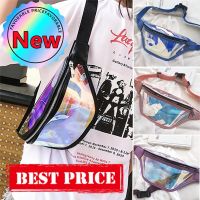 New Fashion Waist Bag Pouch Transparent Laser Fanny Bag Women Holographic Waist Bag Shiny Fanny Bags Travel Laser Chest Pocket